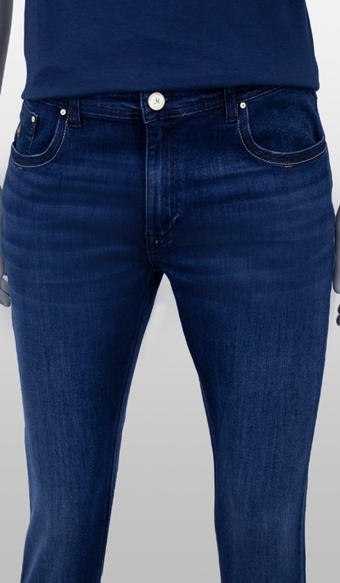 Calça Jeans 5 Bolsos Slim Aur C - JONNY SIZE - Calças Jeans