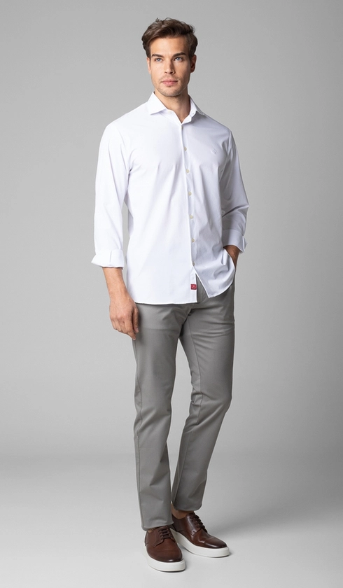 Calça Sarja Bolso Faca com Stretch Express