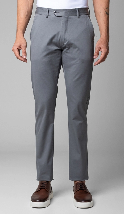 Calça Sarja Bolso Faca com Stretch Express