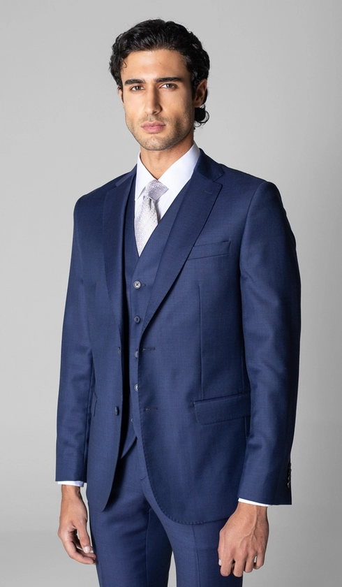 Terno Super 120 Slim com Colete Cerimônia