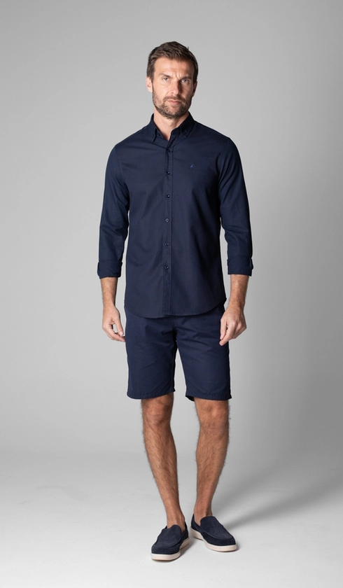 Camisa Manga Longa Oxford Button Down