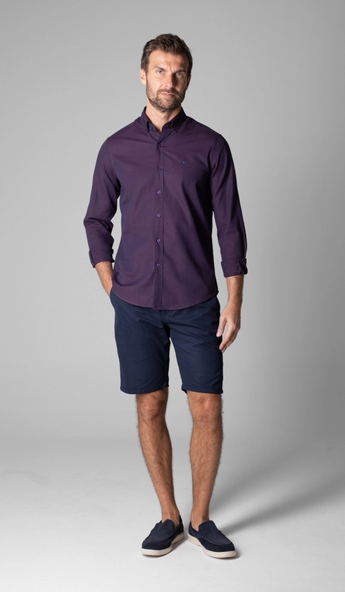 Camisa Manga Longa Oxford Button Down