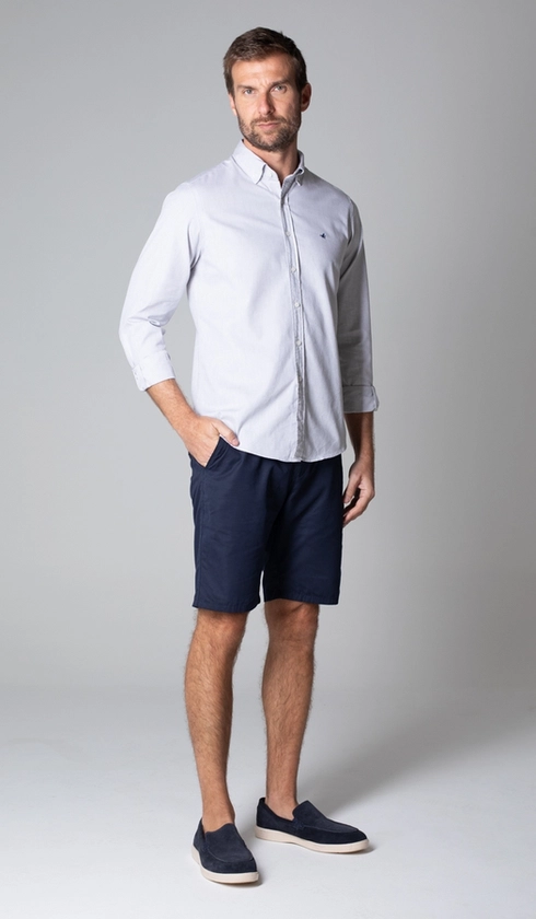 Camisa Manga Longa Oxford Button Down