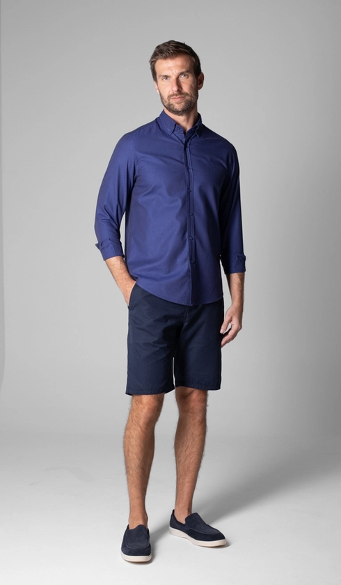 Camisa Manga Longa Oxford Button Down