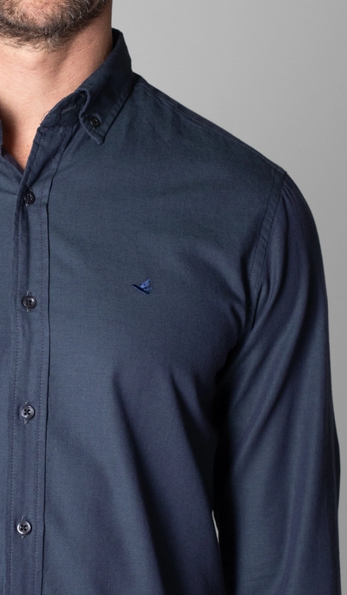 Camisa Manga Longa Oxford Button Down