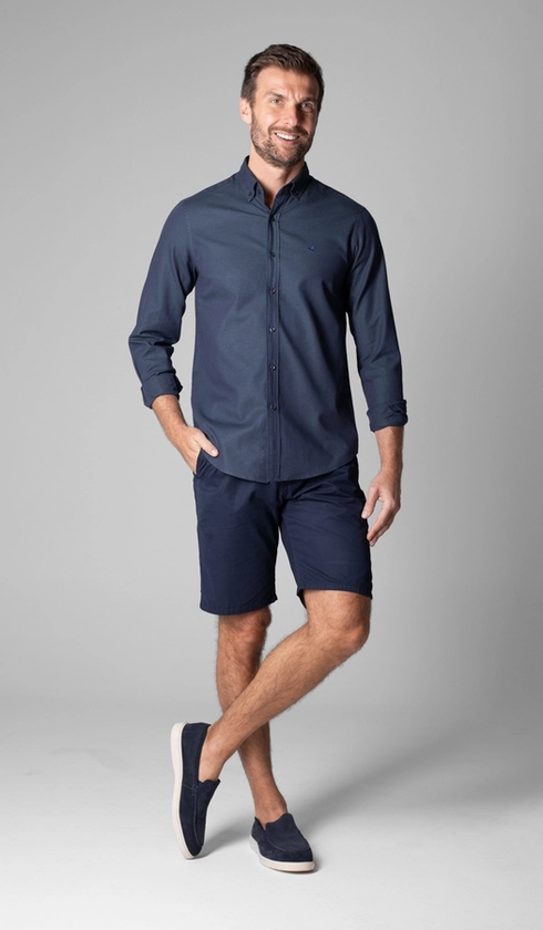 Camisa Manga Longa Oxford Button Down