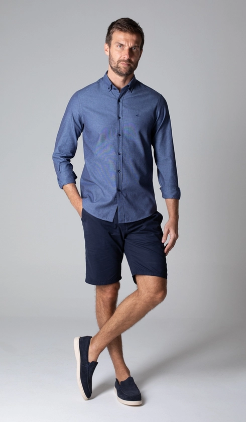 Camisa Manga Longa Oxford Button Down