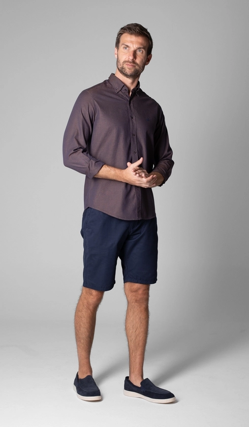 Camisa Manga Longa Oxford Button Down
