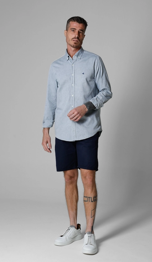 Camisa Manga Longa Oxford Button Down