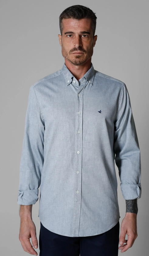 Camisa Manga Longa Oxford Button Down