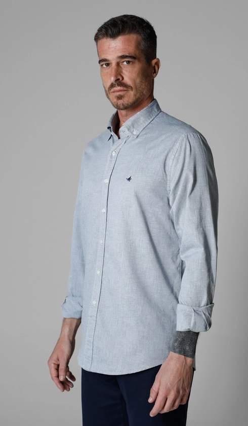 Camisa Manga Longa Oxford Button Down