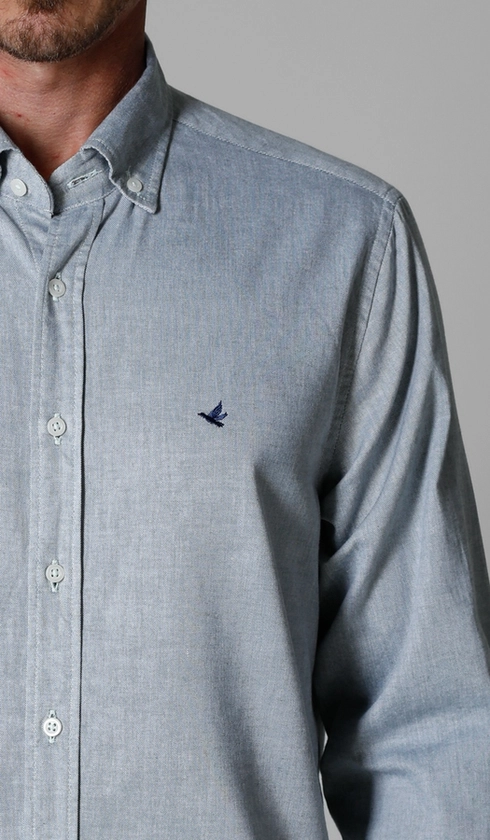 Camisa Manga Longa Oxford Button Down