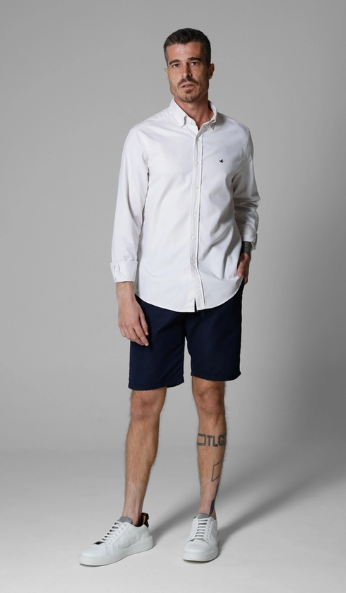 Camisa Manga Longa Oxford Button Down