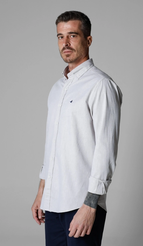 Camisa Manga Longa Oxford Button Down