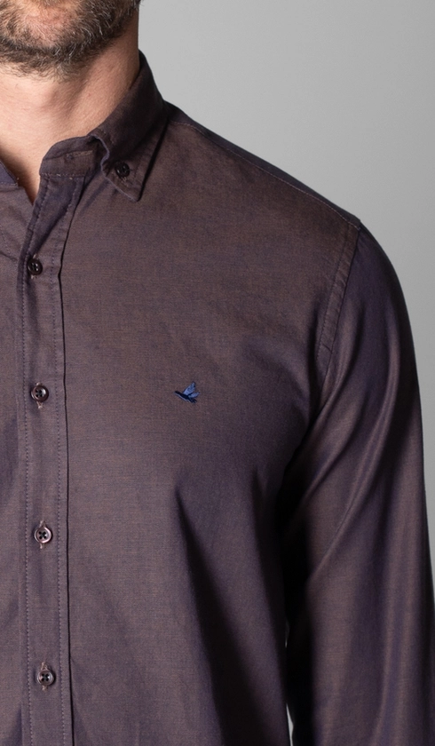 Camisa Manga Longa Oxford Button Down