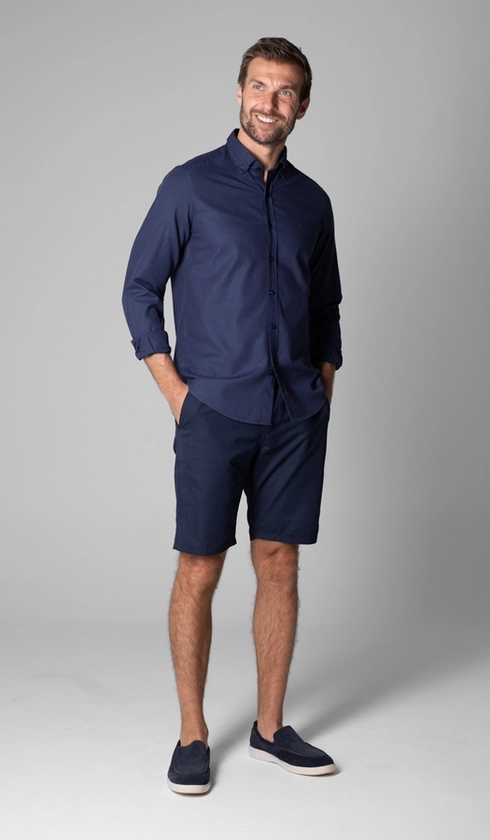 Camisa Manga Longa Oxford Button Down