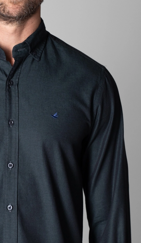 Camisa Manga Longa Oxford Button Down