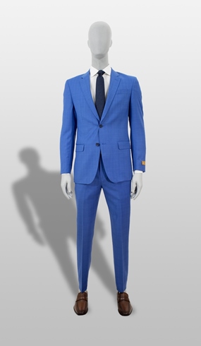 Blazer Sob Medida – Xadrez Azul