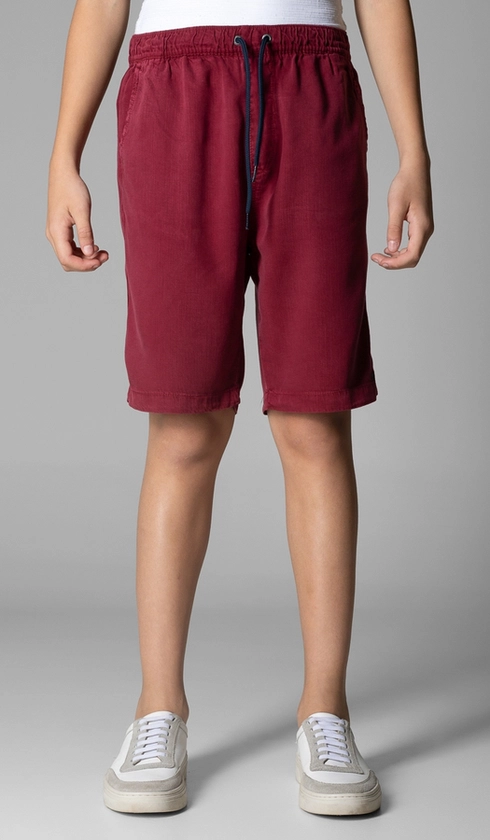 Bermuda Tencel Bolso Frontal