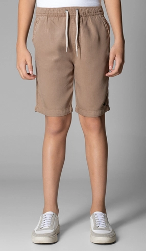 Bermuda Tencel Bolso Frontal