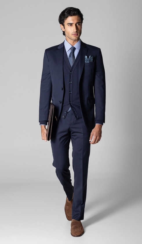 Terno Marzotto Slim Liso