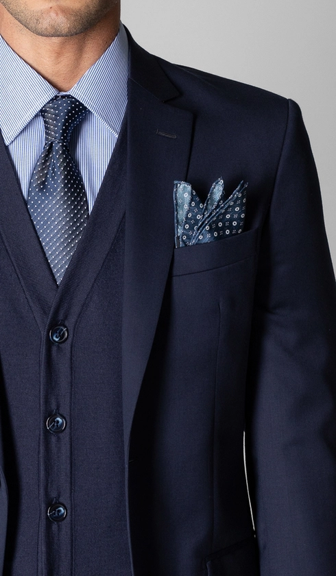 Terno Marzotto Slim Liso