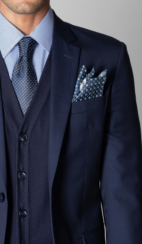 Terno Marzotto Slim Liso