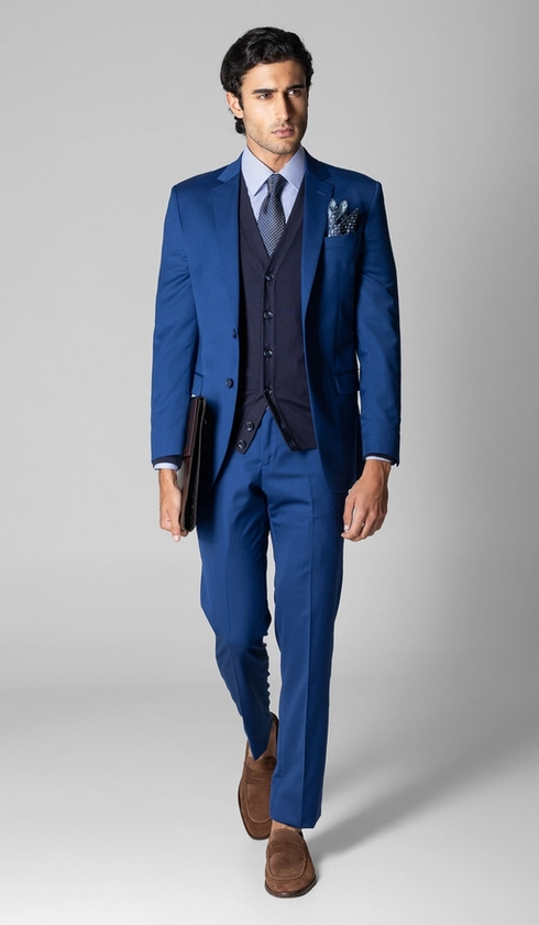 Terno Marzotto Slim Liso