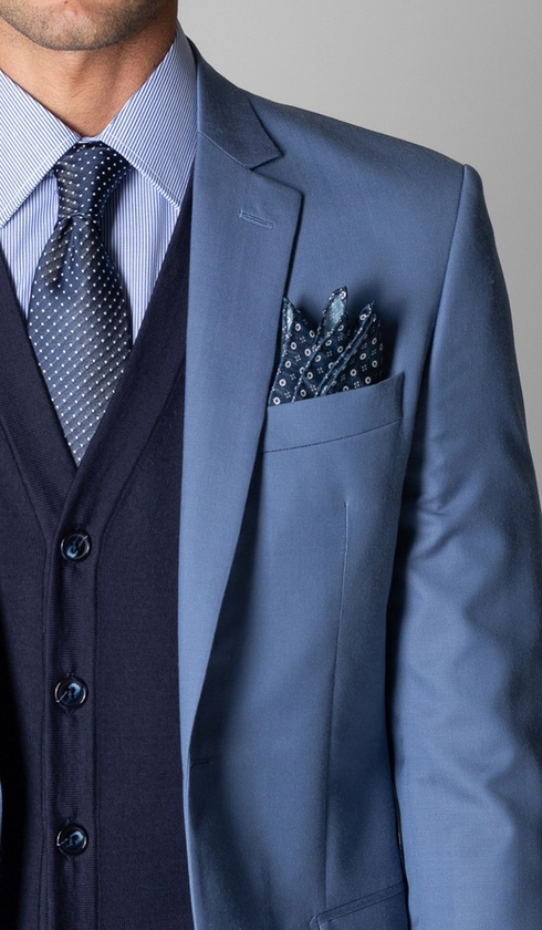 Terno Marzotto Slim Liso