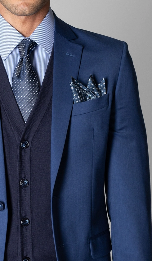 Terno Marzotto Slim Liso