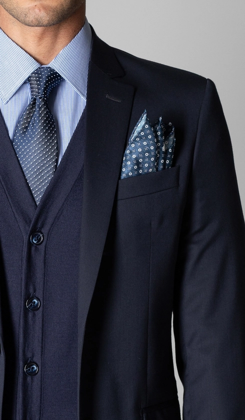 Terno Marzotto Slim Liso