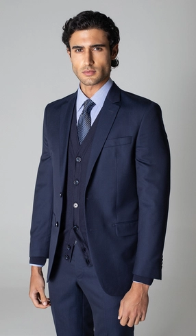 Terno Marzotto Slim Liso