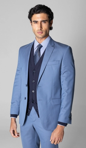 Terno Marzotto Slim Liso
