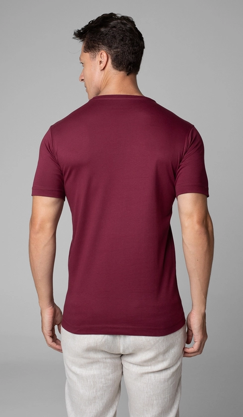 T-Shirt Manga Curta Gola Careca Lisa