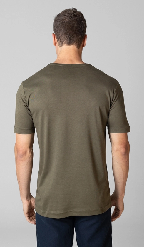 T-Shirt Manga Curta Gola Careca Lisa Superior Cotton
