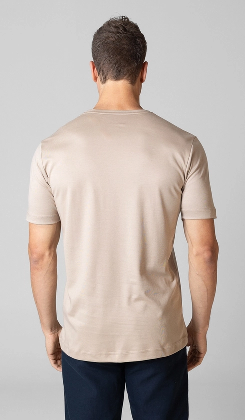 T-Shirt Manga Curta Gola Careca Lisa Superior Cotton