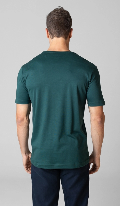 T-Shirt Manga Curta Gola Careca Lisa Superior Cotton