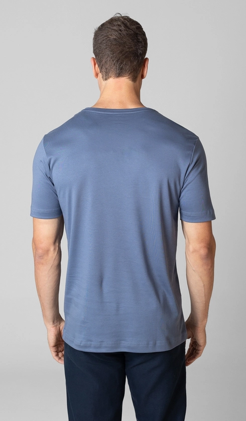 T-Shirt Manga Curta Gola Careca Lisa Superior Cotton