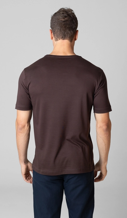 T-Shirt Manga Curta Gola Careca Lisa Superior Cotton