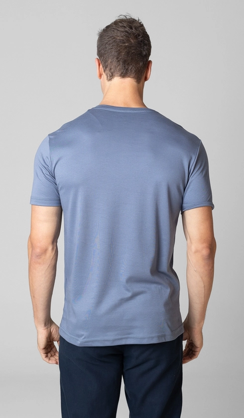 T-Shirt Manga Curta Gola Careca Lisa Superior Cotton