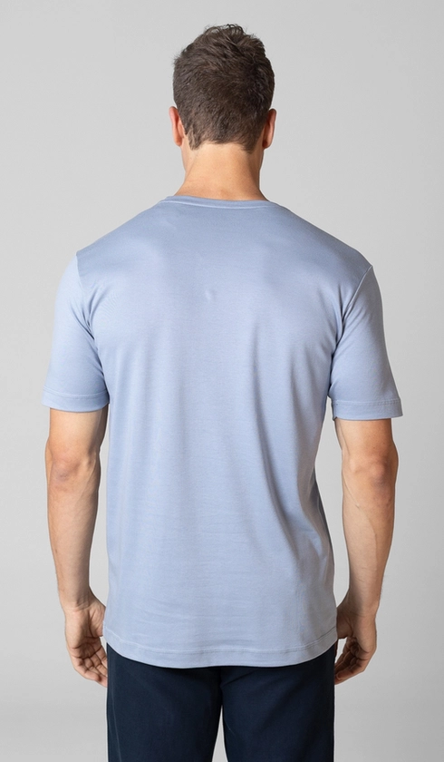 T-Shirt Manga Curta Gola Careca Lisa Superior Cotton