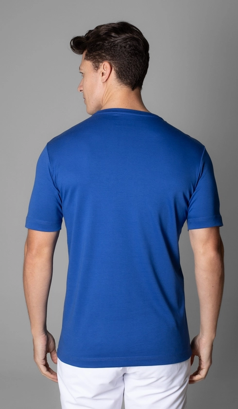 T-Shirt Manga Curta Gola Careca Lisa