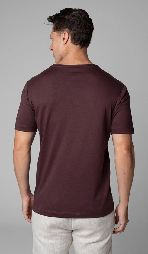 T-Shirt Manga Curta Gola Careca Lisa
