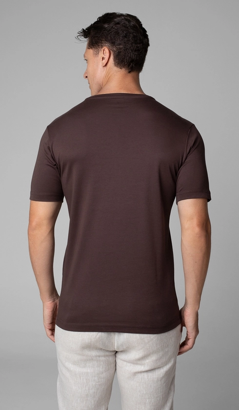 T-Shirt Manga Curta Gola Careca Lisa