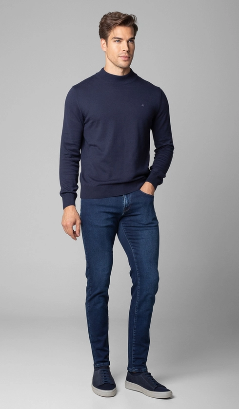 Calça Jeans Slim Moletom Gold