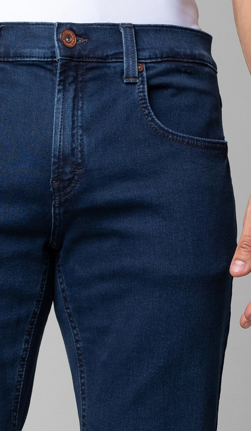 Calça Jeans Slim Moletom Gold