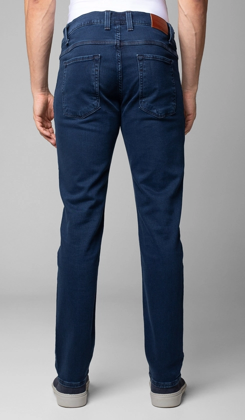 Calça Jeans Slim Moletom Gold