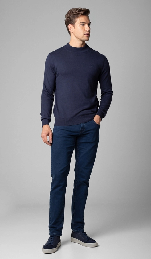 Calça Jeans Slim Moletom Gold