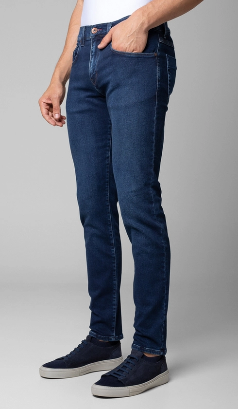 Calça Jeans Slim Moletom Gold