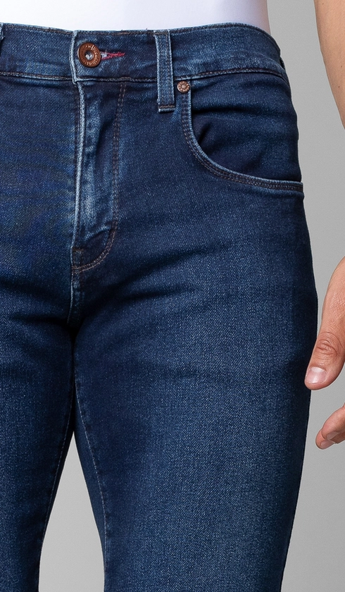 Calça Jeans Slim Moletom Gold